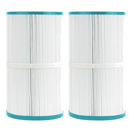 Hurricane Filters HF5300-01 2 Pack Advanced Spa Filter Cartridge - Replacement for PJW-50, Unicel C-5300, Filbur FC-1320, Hot Tub Front Load, Whirlpool 50