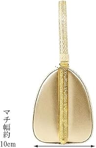 Amazon | [紗織] 草履バッグセット レディース Mサイズ 金色 N3498