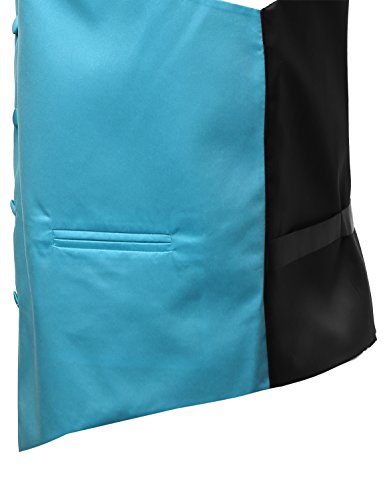 Youstar Men's Classic Solid Suit Vest in3