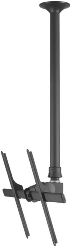 Atdec TH-3070-CTS Ceiling Mount with Short Drop Length for Displays up to 143-Pound, Black