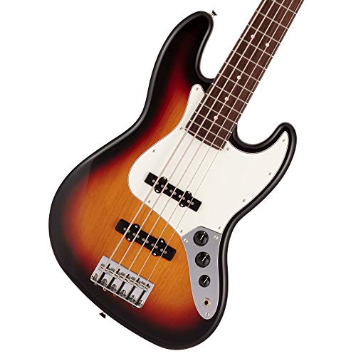 Fender tF_[ Made in Japan Hybrid II Jazz BassR V, Rosewood Fingerboard, 3-Color Sunburst
