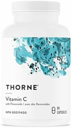 THORNE - Vitamin C with Flavonoids - Blend of Vitamin C and Citrus Bioflavonoids from Oranges, the Way They're Found Together in Nature - 90 Capsules