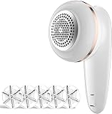 Sweater Fabric Shaver, ailyfu Rechargeable Electric Lint Remover with 6-Leaf Blades and Replaceable