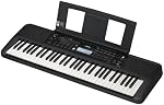 Yamaha PSRE-383 61 Key Portable Keyboard avec touches sensibles, leçon & Fonctions d'enregistrement, Smart Chord, fonctionnement de la batterie, 650 Des voix, 260 les styles d'accompagnement, 125 Des chansons, AUX IN, Conférenciers stéréo