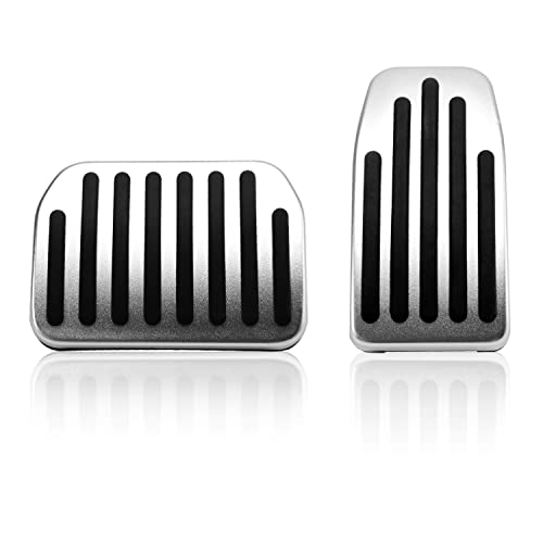 YIXISI Model 3 Model Y Antidérapant Couvre-pédale, Capuchons de Pédale de Frein Accélérateur et Repose-pieds de Frein à Gaz, Compatible avec Tesla Model...