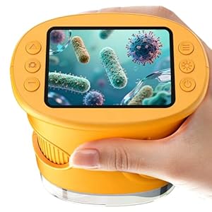 1000X Handheld Digital Microscope for Kids: Pocket Microscope with 2.0″ IPS Screen – STEM Toys Birthday Gifts for Girls Boys Child – Portable Edu Science Kits Toddler Age 3-6 6-12