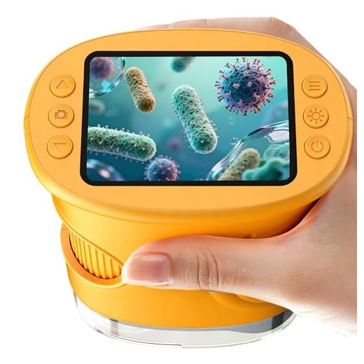 1000X Handheld Digital Microscope for Kids: Pocket Microscope with 2.0" IPS Screen - STEM Toys Birthday Gifts for Girls Boys Child - Portable Edu Science Kits Toddler Age 3-6 6-12