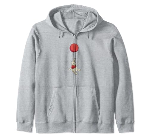 Winnie the Pooh Hoodie Disney avec sweat à capuche imprimé ballon rouge