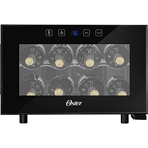 Adega 8 Garrafas Touch Control, Preto, Bivolt, Oster