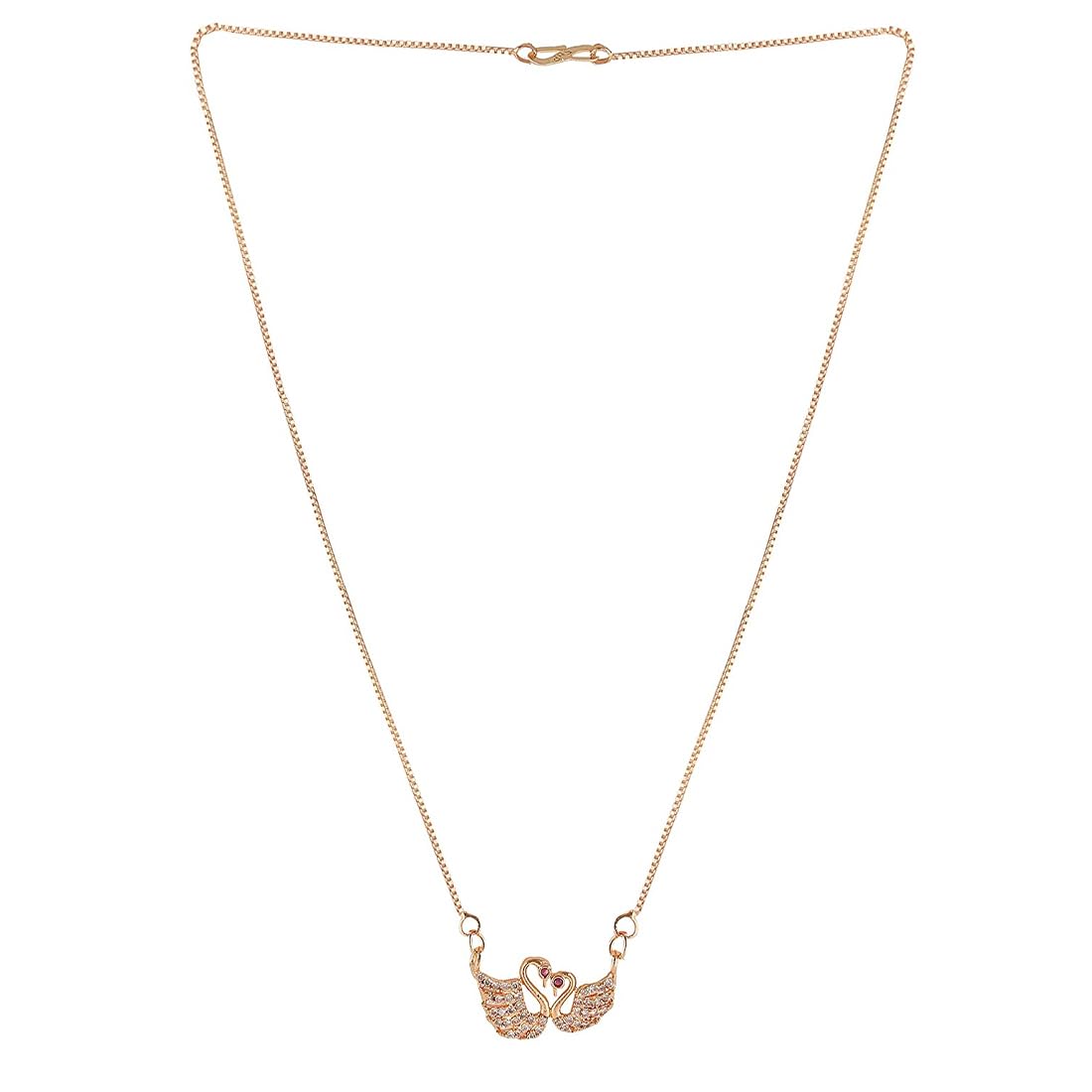 Swan and Butterfly Pendant Combo for Girls and Women