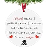 Oktopus-Liebhaber, Geschenk, Weihnachtsschmuck für beste Freunde, Freundschaftsgeschenke, Langstrecken-Freundschaftsgeschenk, Abschlussfeier, Weihnachten, Geburtstag, Freundschaft, Wertschätzung,