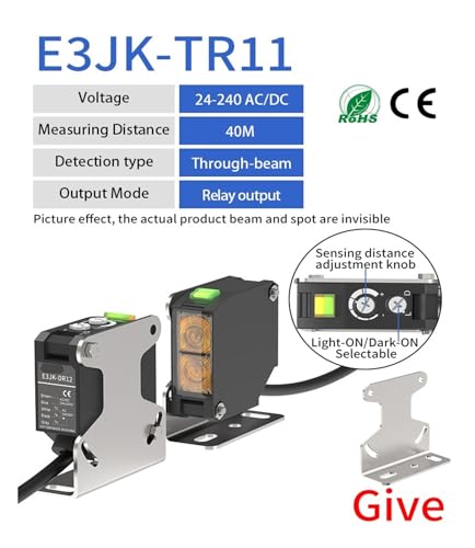 Evite fallos de voltaje usando el sensor fotoeléctrico E3JK-TR12 con relé autoajustable 3