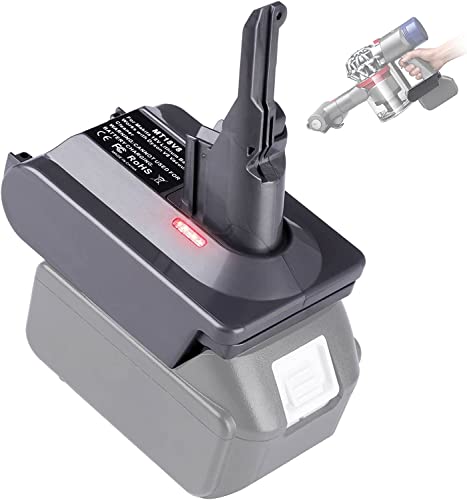 TEPULAS Voor Dyson V7 Batterij Adapter Werk voor Makita 18V Lithium Batterij Compatibel met Dyson V7 Motorhead V7 Dier V7 Trigger V7 HEPA V7 Auto+Boot V7 Absolute Handheld Stofzuigers