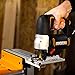 WORX Jigsaw 650 W WX478.1, 20 mm Stroke, Up to 90 mm, Multi-Material, Pendulum System, Variable Speed, Blade Change without Tools, Miter Cuts, Comes with 3 Blades