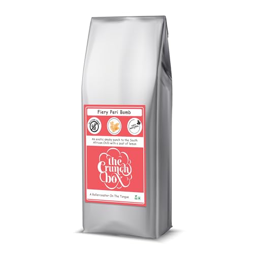 Image of The Crunch Box presents Special Family Pack | Fiery Peri Bomb Gourmet Popcorn | 175gm | Healthy Gourmet Popcorn for Movies, Friends, Parties and more!