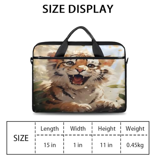 Bolso para laptop de 15 pulgadas Lovely Tiger miniatura 2