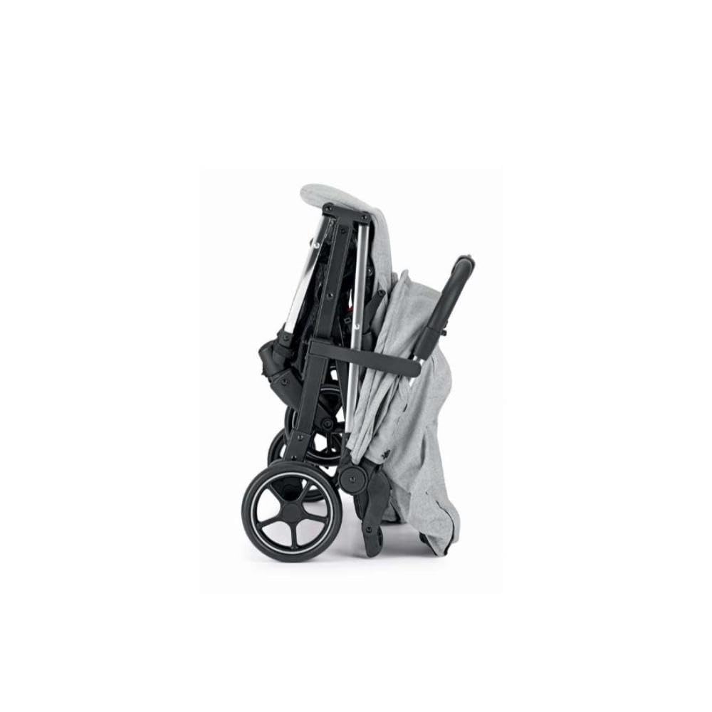 ART851-210 Cam Passeggino doppio - Grigio - GEM, passeggino perfetto per gemelli e/o fratelli e sorelle di diverse età, da 0 a 4 anni (22 kg.), Pieghevole compatto, Facile da trasportare, imbracatura.