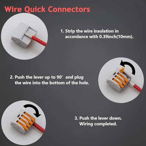 Hamolar 7 Pack 12V 40/30 Amp Car Relay DC 5 Pin SPDT and Harness - Heavy Duty 12 AWG Copper Wires Relays Kit with Lever Wire Connectors Bosch Style for Automotive Truck Van Motorcycle Boat