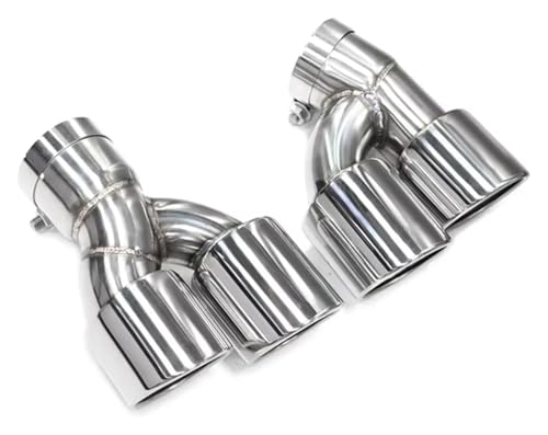 Tuyau d'échappement BMW G30 G31 530i 535i avec embouts quadruples argentés
