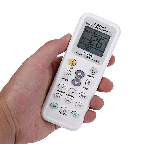 Gogolan Air Conditioner Remote AC Control Elayce LCD Universal Conditioning Controller 1000 in 1 for Mitsubishi Toshiba HITACHI FUJITSU Daewoo LG Sharp Samsung
