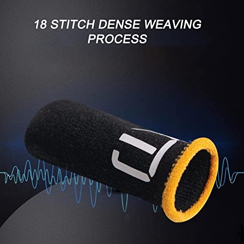 PLGEBR 2 pares de capas de dedo à prova de suor para jogos para celular, luvas de dedo com ponta do