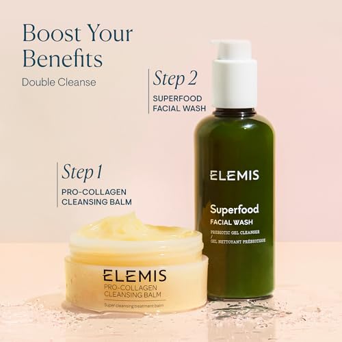 ELEMIS Superfood Face Wash 200ml, Lightweight Daily Nutrient-Rich Deep Gel to Foam Cleanser Balances & Hydrates Sensitive Skin, Refreshing, Antioxidant-Rich Skincare Treatment - Image 5
