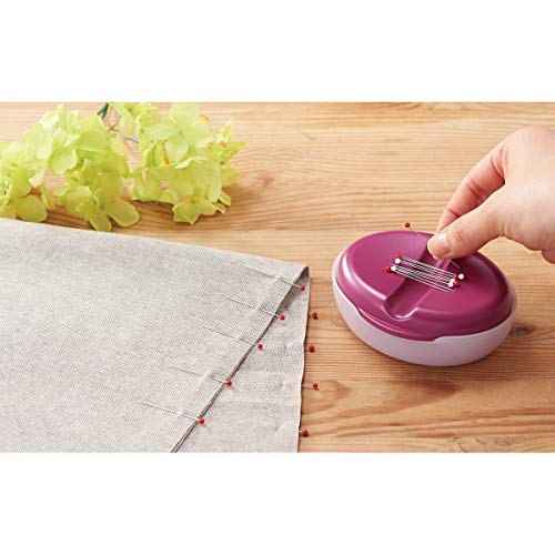 Clover Magnet Pin Caddy, Bordeaux, 4 Height X 31 Length X 1.4 Width #TOP1