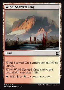 Magic The Gathering - Wind-Scarred Crag - Eternal Masters - Foil