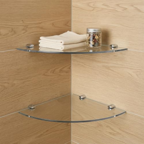 Estante esquinero triangular de baño con diseño moderno minimalista pack de 2 7