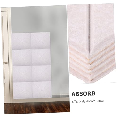 Ibasenice 6pcs Adhesivos para Pared Absorbentes de Sonido Paneles Acústicos Kit de Aislamiento Acústico Autoadhesivos para Estudio de Grabación miniatura 7