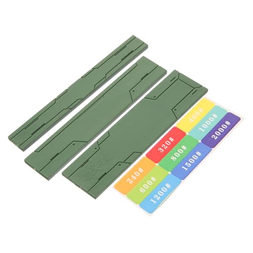 JEWEDECO DIY Craft Sanding Tools 3pcs Sanding Block Kit Model Sandpaper Polishing Boards