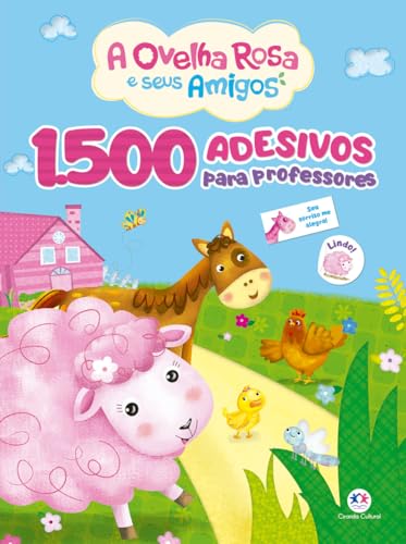 1500 adesivos para professores – A ovelha rosa e seus amigos: