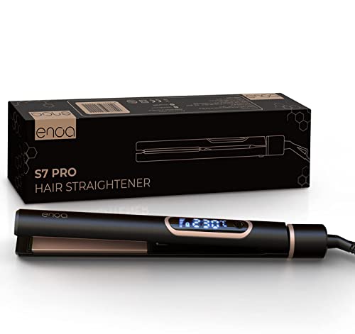 Plancha De Pelo Profesional Enoa, Tecnología Iónica Para Cabello Suave Y Brillante, Cerámica Avanzada Turmalina, 5 Temperaturas 150-230 C, Cal Plancha De Pelo Profesional Enoa, Tecnología Iónica Para Cabello Suave Y Brillante, Cerámica Avanzada Turmalina, 5 Temperaturas 150-230 C, Cal