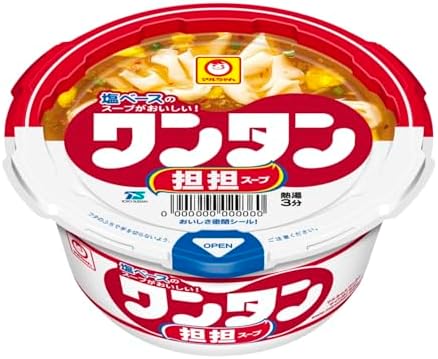 （12:00時点） [新パッケージ] マルちゃん ワンタン 担担スープ 32g ×12個