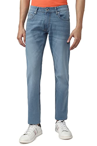 Image of Peter England Men's Slim Fit Cotton Jeans