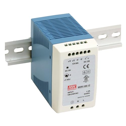MEAN WELL MDR-100-24 AC to DC DIN-Rail Power Supply, 24V, 4 Amp, 96W, 1.5