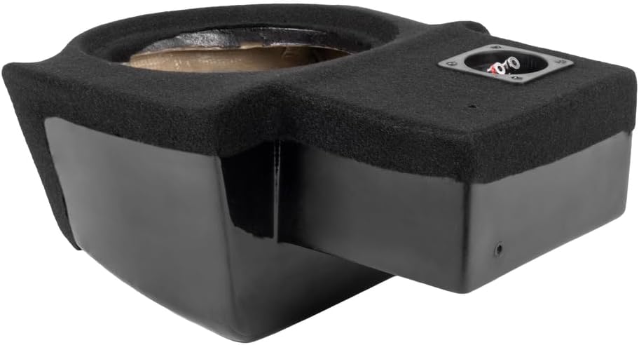 NVX UBEGMCACAG2 Boost Box – Custom Fit 10" Sealed Subwoofer Enclosure for GMC Acadia & Acadia Limited 2017-2023| Hand-Laid Fiberglass | Factory-Matched Carpet | Fits Driver’s Side Trunk