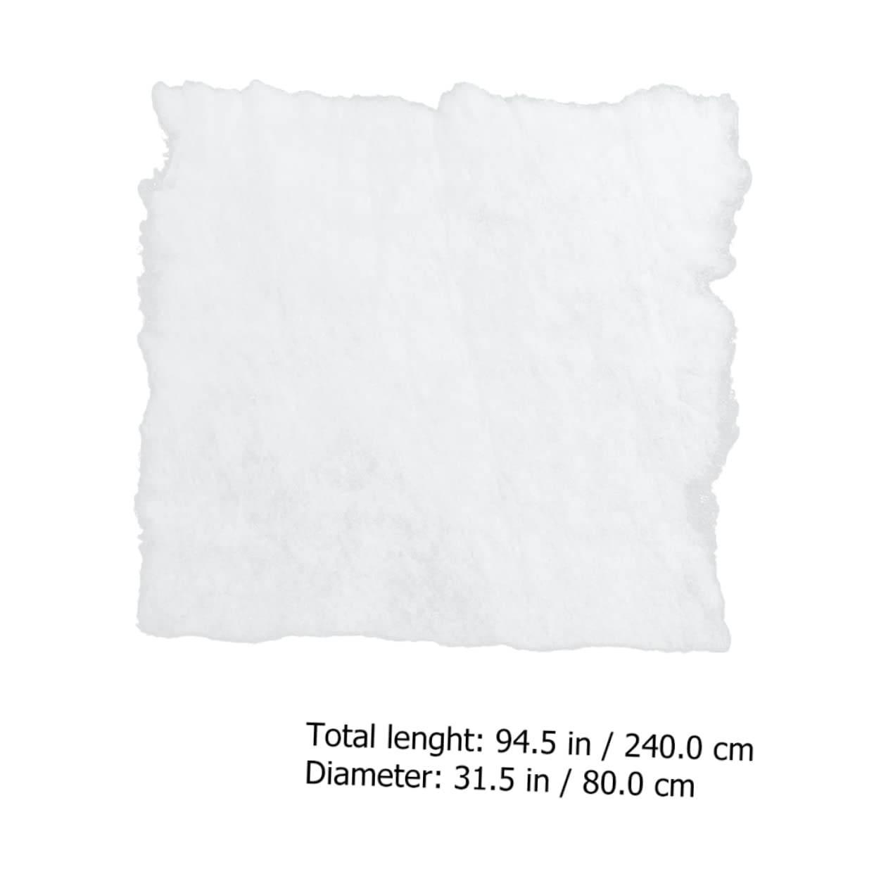 MAGICLULU 2 Blätter Weihnachten Schnee Szene Baumwolle Decke Rolle Hochleistungs Weihnachten Schnee Matte Für Dekorationen