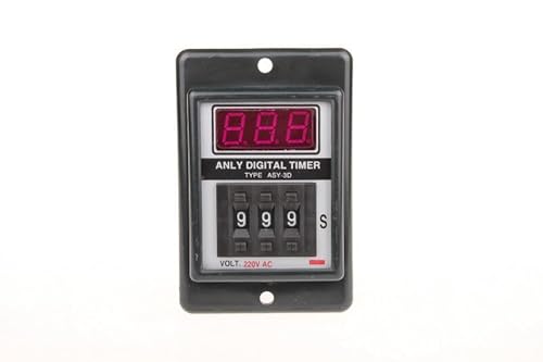 JENANI Tool Part for AC 220V Power ON Delay Timer Time Relay with Socket QC