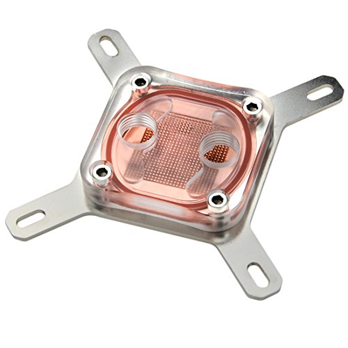 Waterblock CPU Intel transparent pour systeme de refroidissement liquide - 2