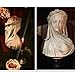 Veiled Maiden Bust Statue Gothic Home Decor Abstract White Resin Sculpture Goddess Statue Crafts Home Aesthetics Art Collections Decorations