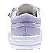 Toandon Toddler Girls Kids Sneakers Glitter Walking Shoes Child Straps Buckle Hoop and Loop Low Top Non Slip Lightweight Sparkly Breathable Casual Fashion Outdoor Purple Star Size 11