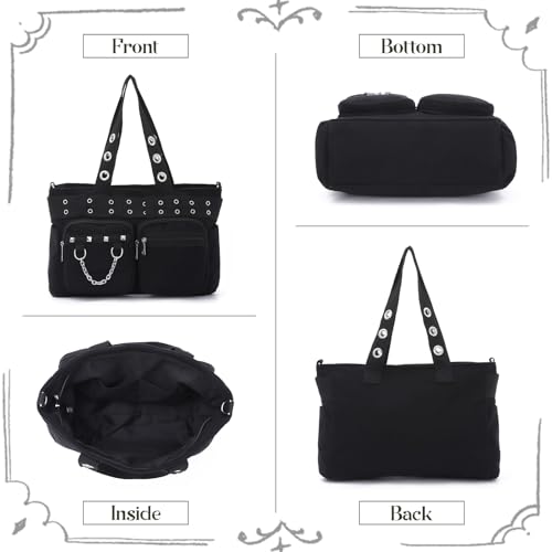 Bolso Tote Gótico de Pana para Mujer miniatura 4