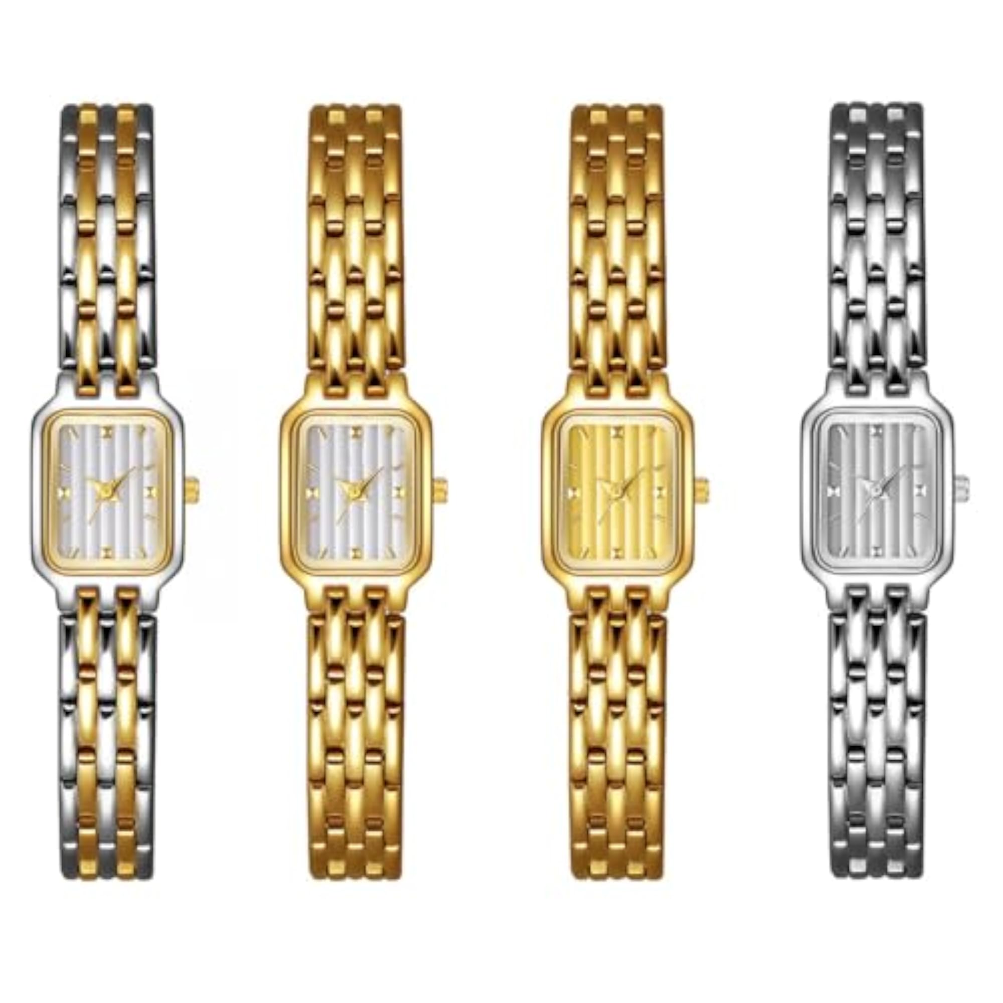 Women's Square Dial Retro Quartz Movement Wristwatch