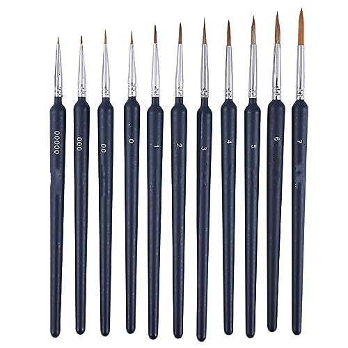 Ensemble de pinceaux miniatures pour réussir les lignes fines - 2