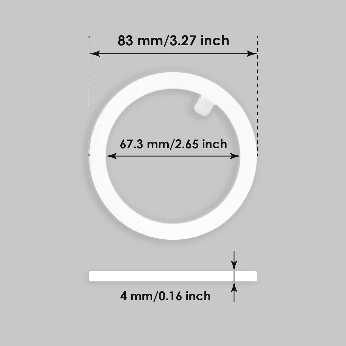 Stainless Steel Moka Pot Replacement Filter and 2 Silicone Gaskets with Easy-Pull Tab (10 Cup)