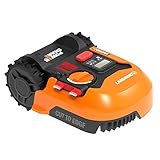 Worx WR140 Landroid M 20V Power Share Robotic Lawn Mower, Orange (Renewed)
