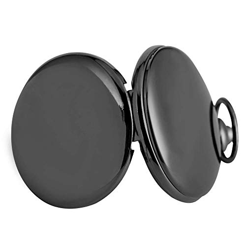 Relógio de bolso para cavalheiro Steampunk vintage de bolso com corrente de aço com pingente vintage