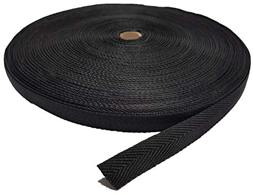 100 YARD - 3/4" NYLON BINDING TAPE / WEBBING - HERRINGBONE PATTERN