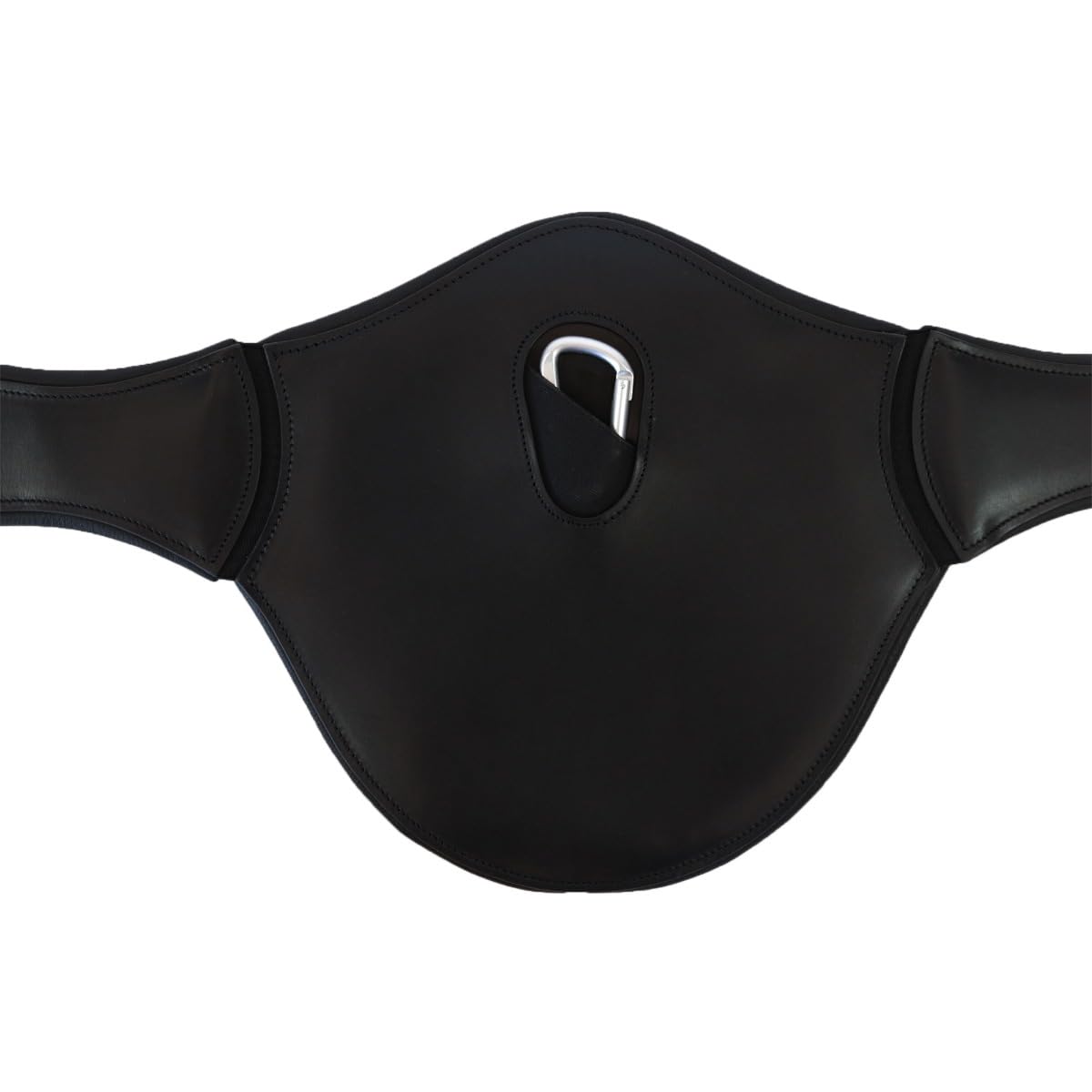 Sottopancia Pararamponi Equityum Butterfly, Protezione Salto Ostacoli, Morbido e Resistente, Facile da Pulire, Ideale per Gare e Allenamenti, Accessori Cavallo (Nero, 135 cm)